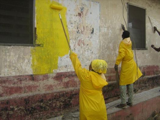ibadan-community-health-center-painting-starts